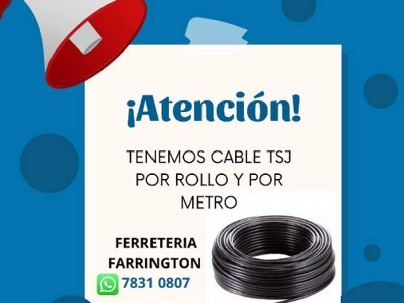 Cable TJS por Rollo