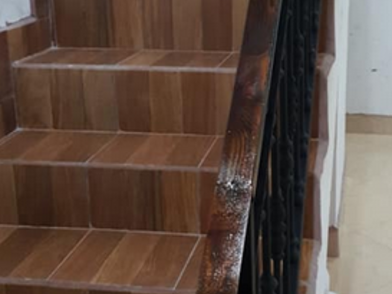 Gradas de madera