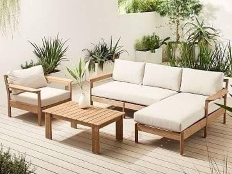 Juego de sala para exterior