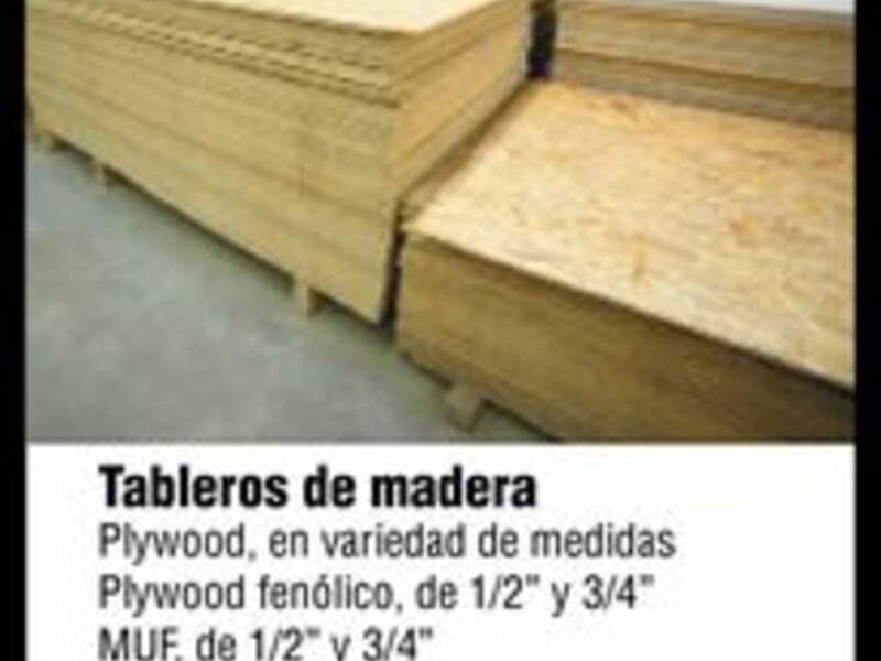 Tableros de madera 