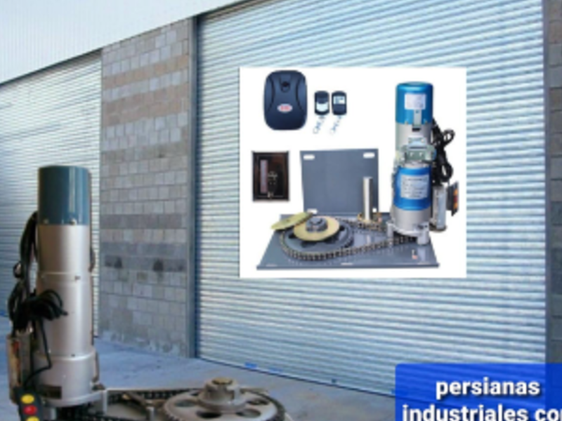 Persianas Industriales con motor