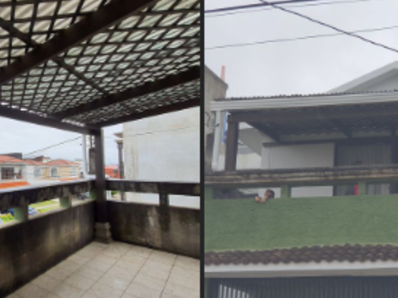 Pergola Doble Madera Acero