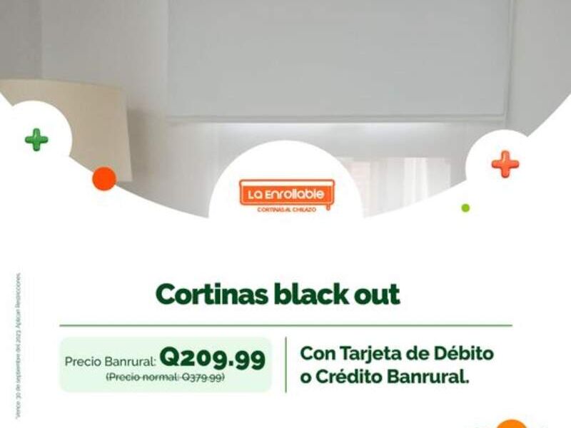 Cortinas black out