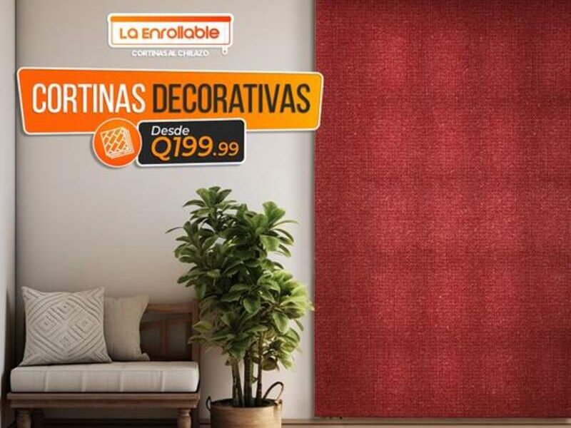 Cortina decorativa concha de vino