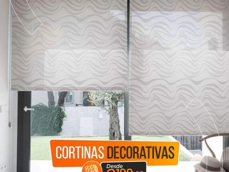 Cortinas decorativas olas
