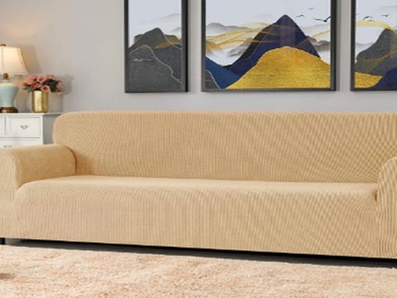 Mueble Spandex 3, 2, 1 Dorado Guatemala 