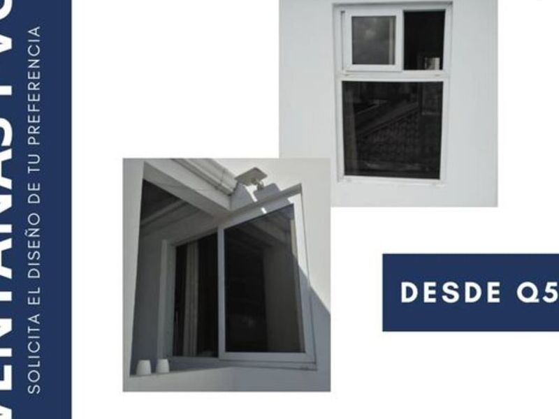 Ventanas PVC negra