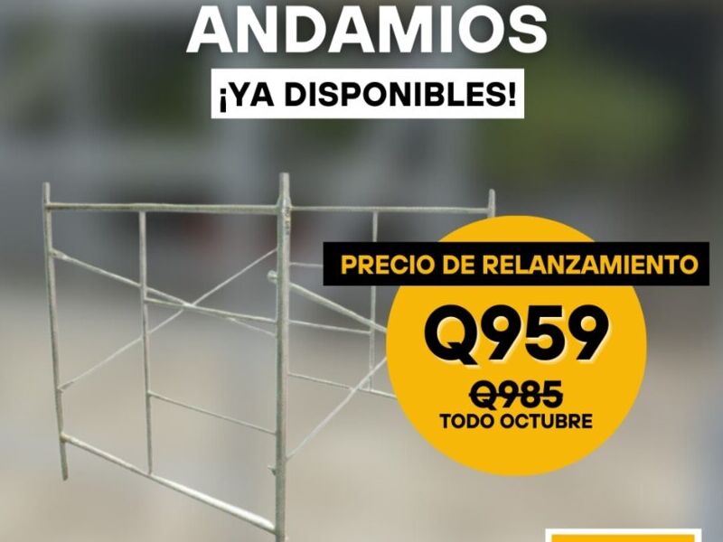 Venta Andamios Ciudad Guatemala