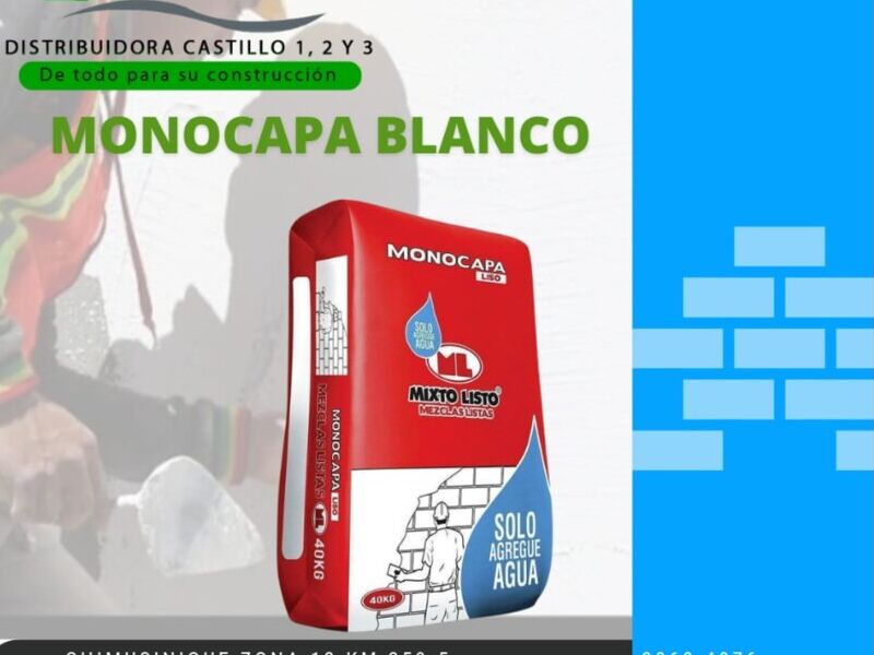 Monocapa Blanco Guatemala 