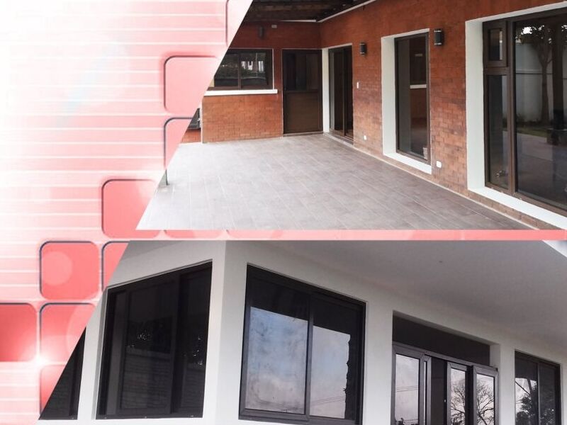 VENTANA CORREDIZA UPVC TIPO MADERA