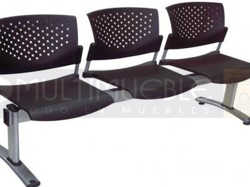 Silla de Espera batería 3 asientos GUATEMALA 
