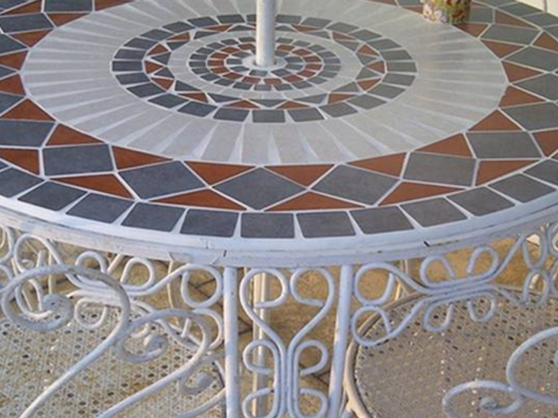 Mesa Circular decorativa 