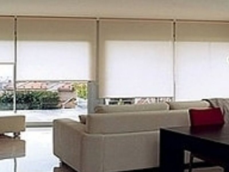 CORTINAS ENROLLABLES  BLANCO