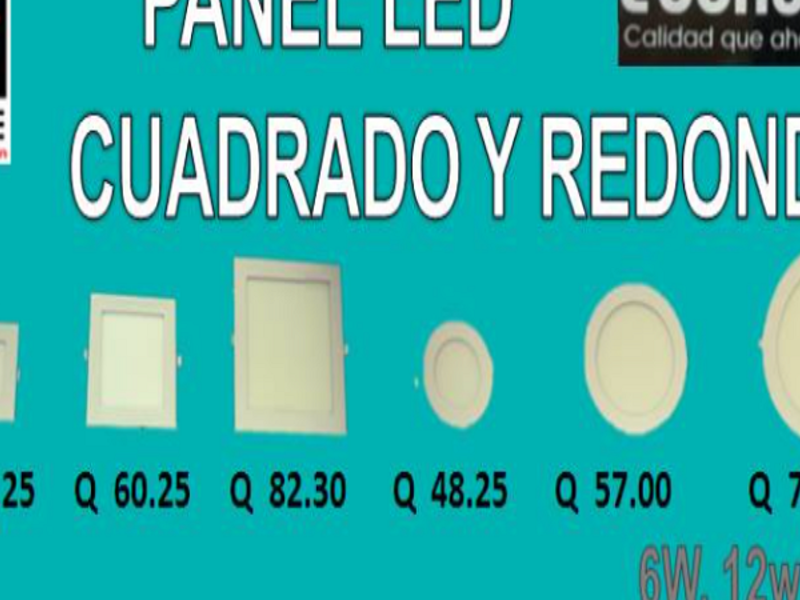 Panel led cuadrado grande