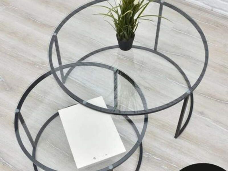 Mesa de centro de metal
