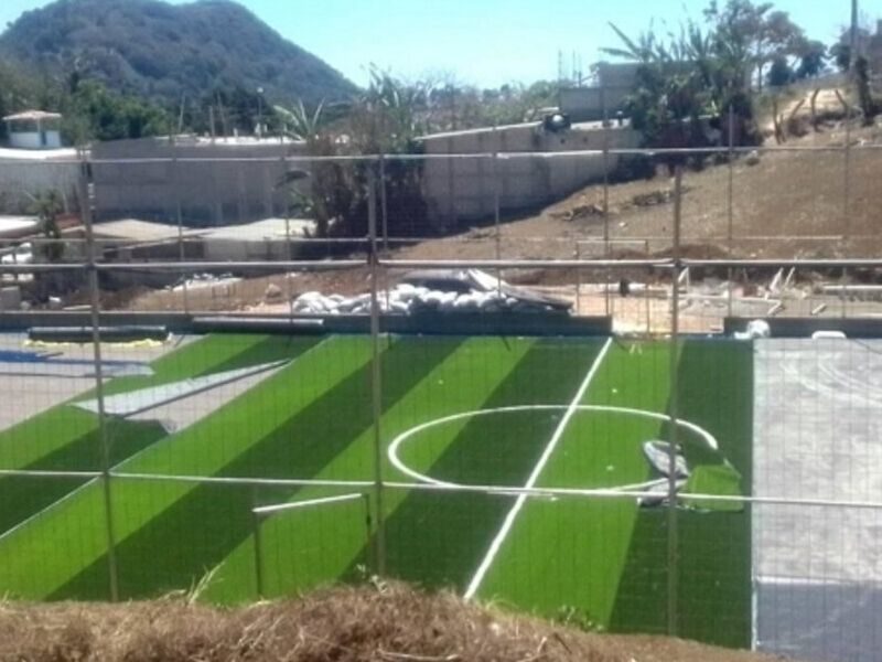 Pasto artificial deportivo fibrilado de 40mm