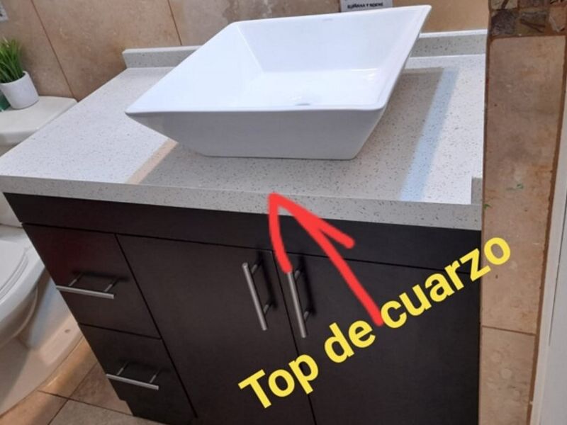 Muebles para baño de Cuarzo