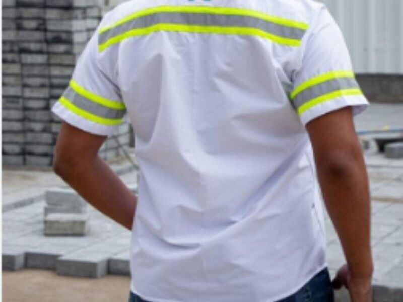 CAMISA CINTA REFLECTIVA BLANCA GUATEMALA