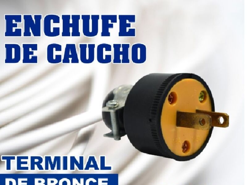 Enchufe Caucho