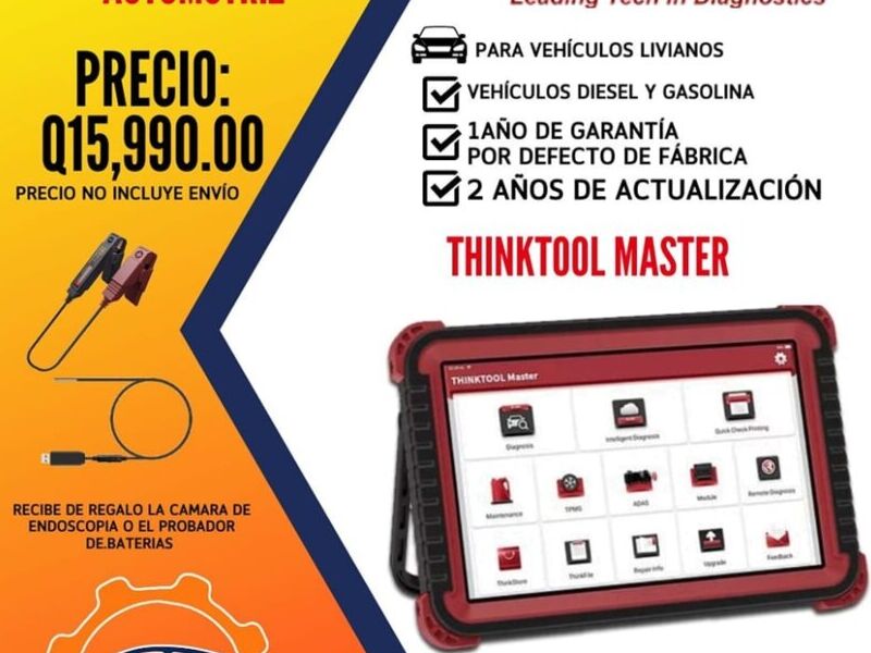 Equipo Diagnostico Automotriz Guatemala