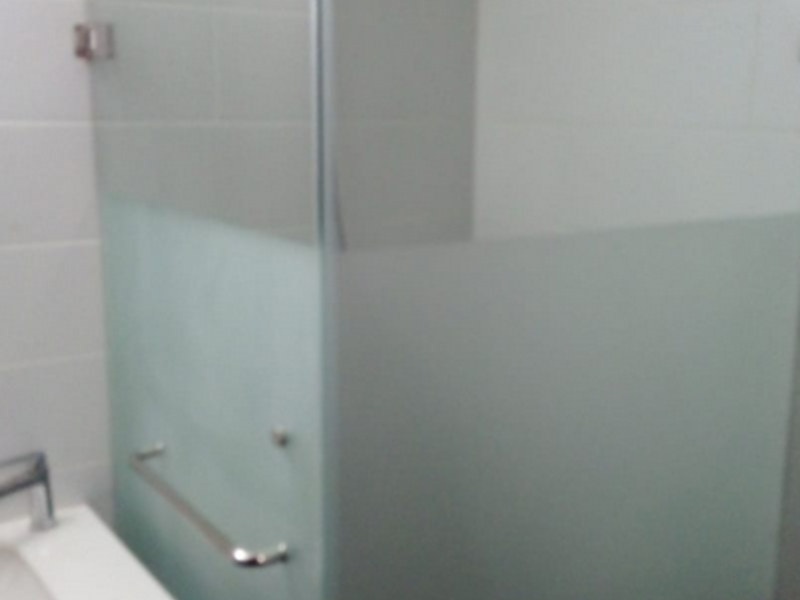 Vidrio templado de Baños