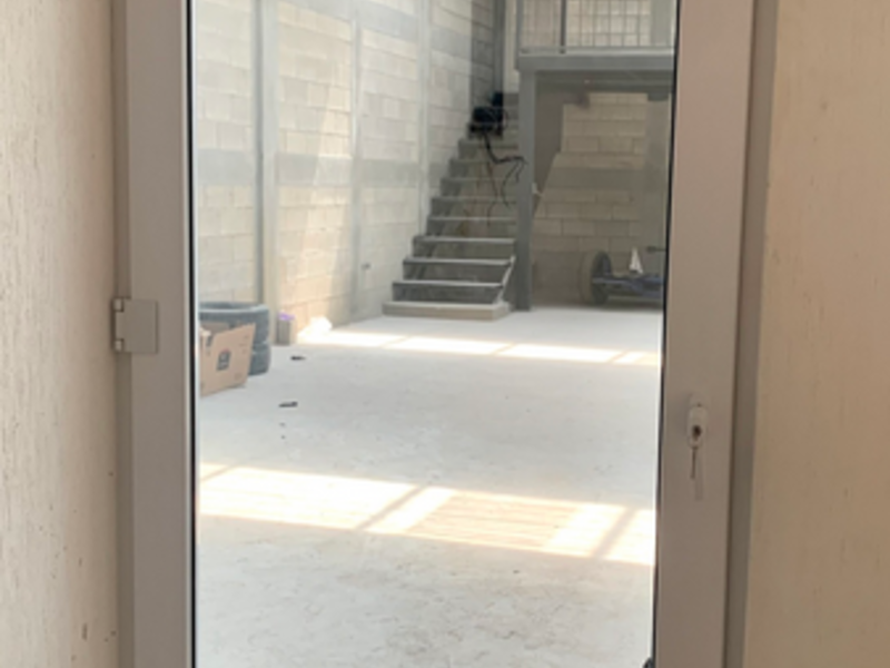 Puerta pvc corrediza