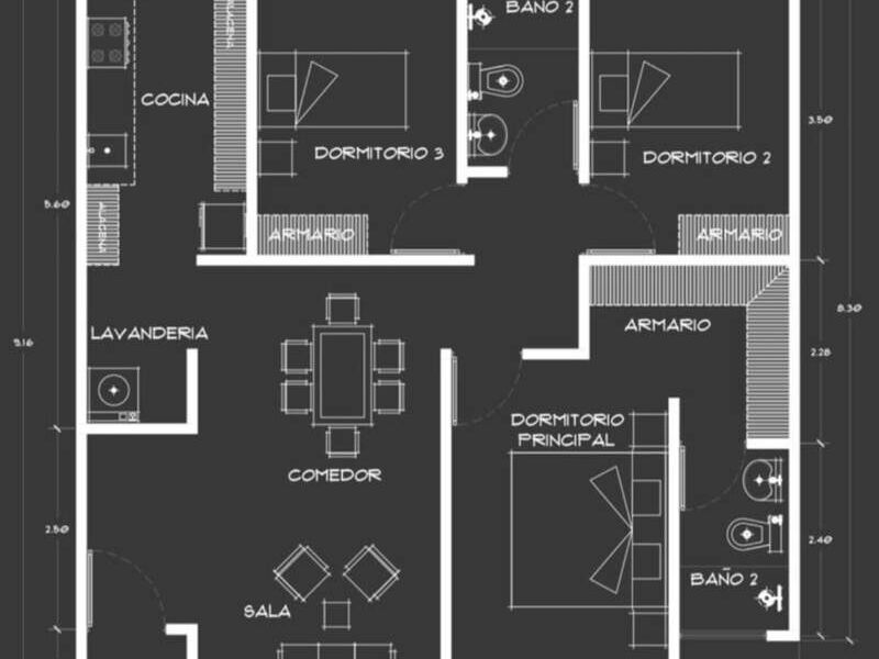 Diseño de casa Santa Catarina Pinula