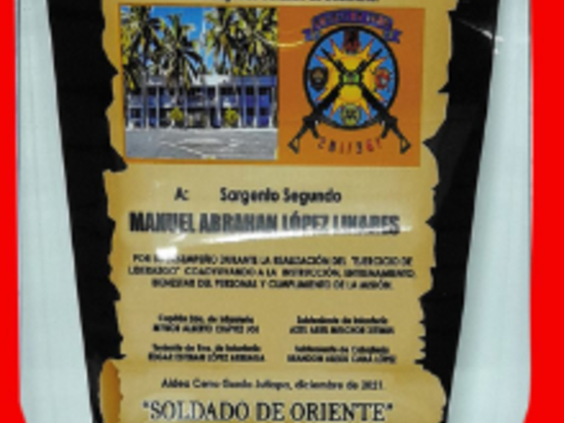 Galardón personalizado Jutiapa