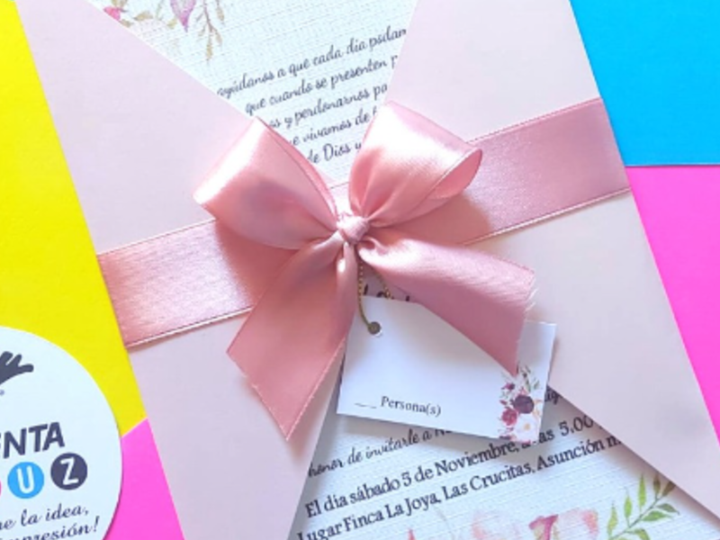 Tarjeta invitación Mita