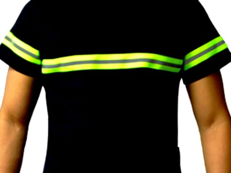 CAMISETA REFLECTIVA NEGRA GUATEMALA