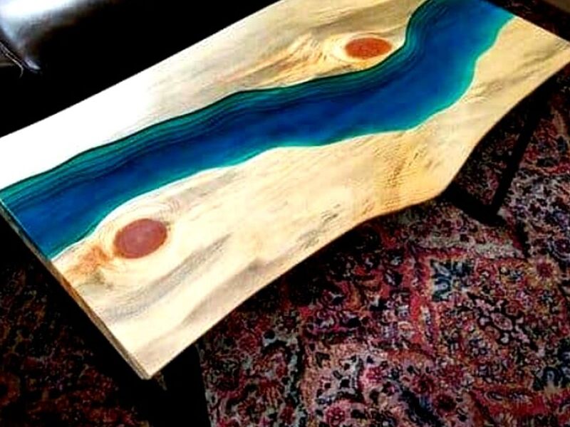 MESA CENTRAL DE SALA RESINA 