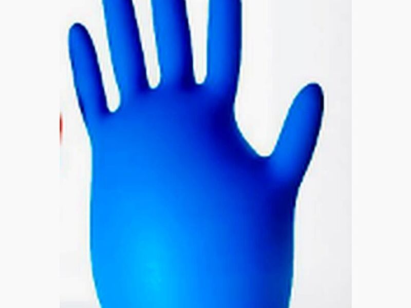 GUANTES NIÑO LATEX AZUL GUATEMALA