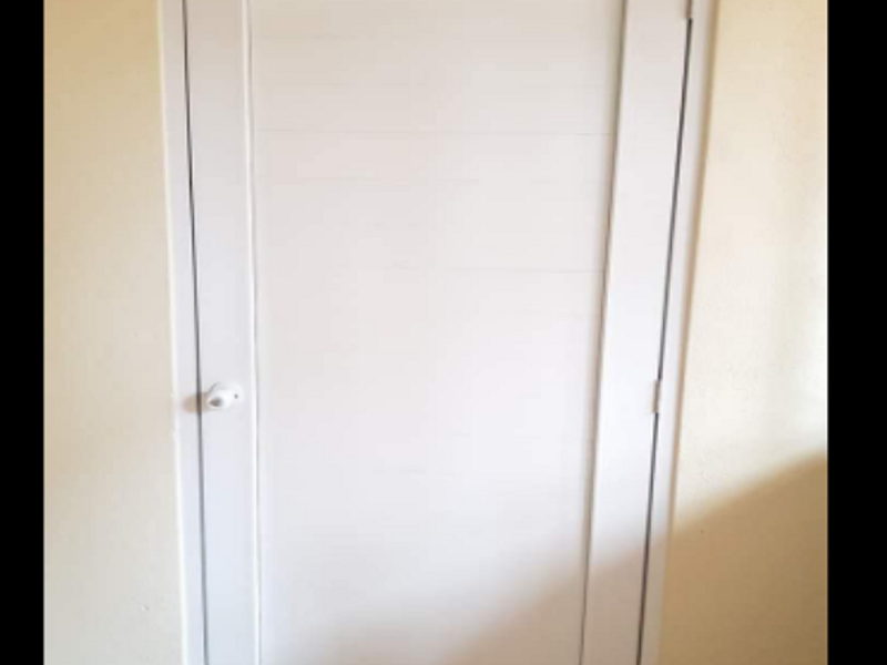 Puerta pvc blanca