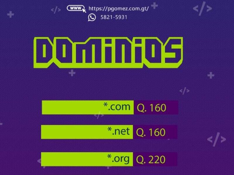 Dominios WEB Guatemala