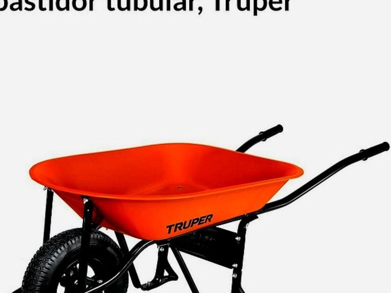 CARRETILLA TRUPER NEUMÁTICO TUBULAR