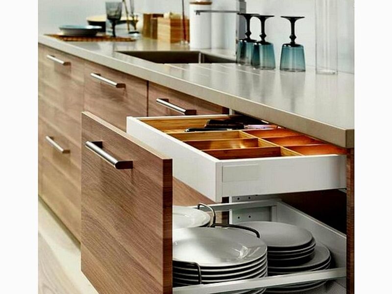 GABINETES DE COCINA COLOR ROBLE J