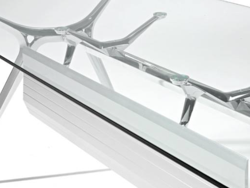 Mesa cristal oficina Guatemala