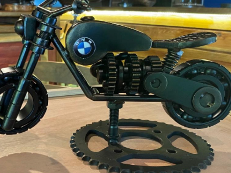 Metal moto BMW