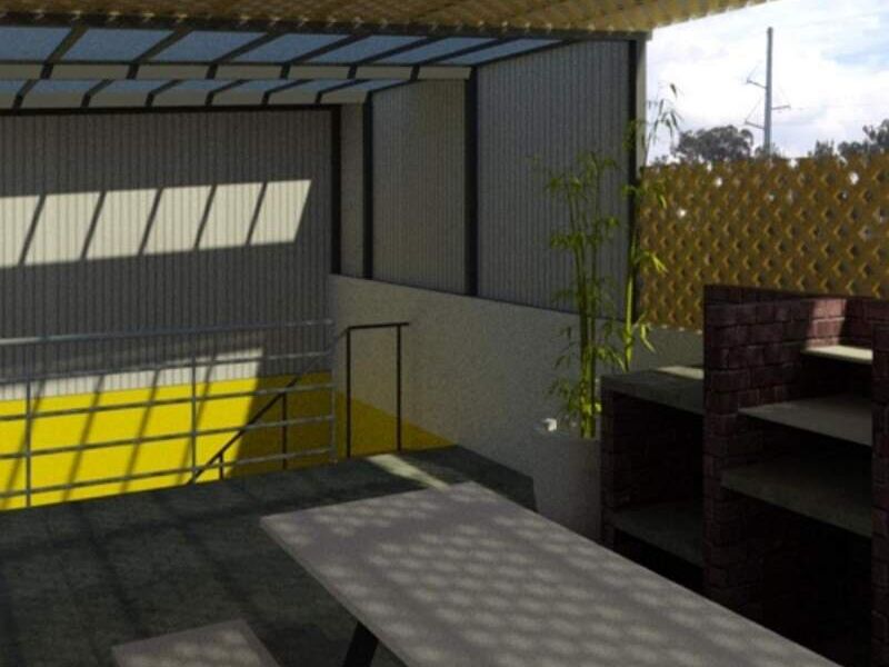 Diseño pérgola metálica Guatemala