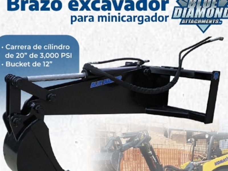 Brazo excavador minicargador Guatemala