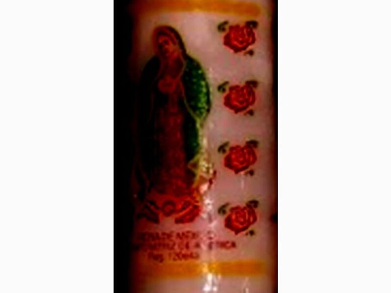 VELA VASO ALTO BLANCA GUATEMALA