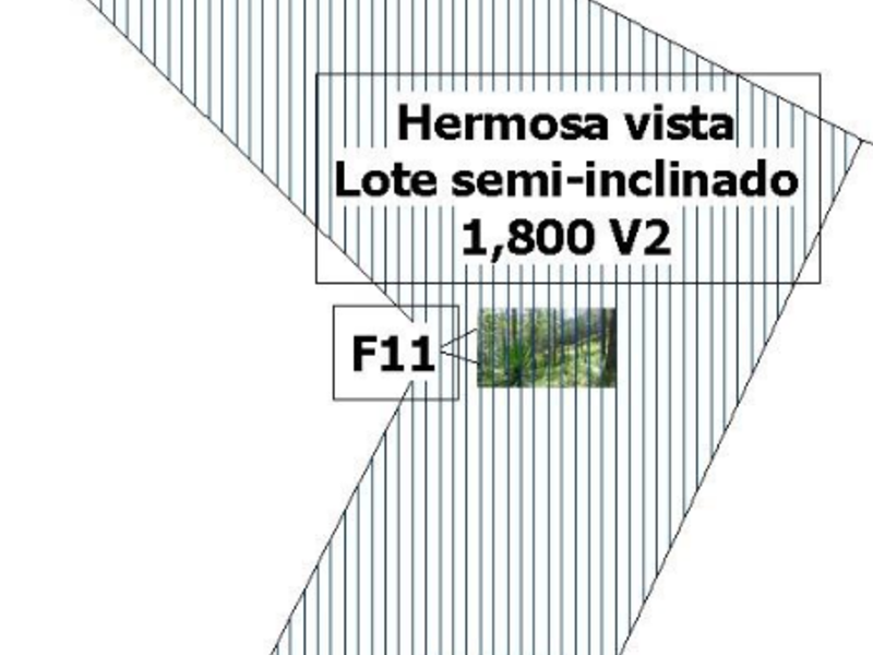 Venta Terreno 1,800 V2