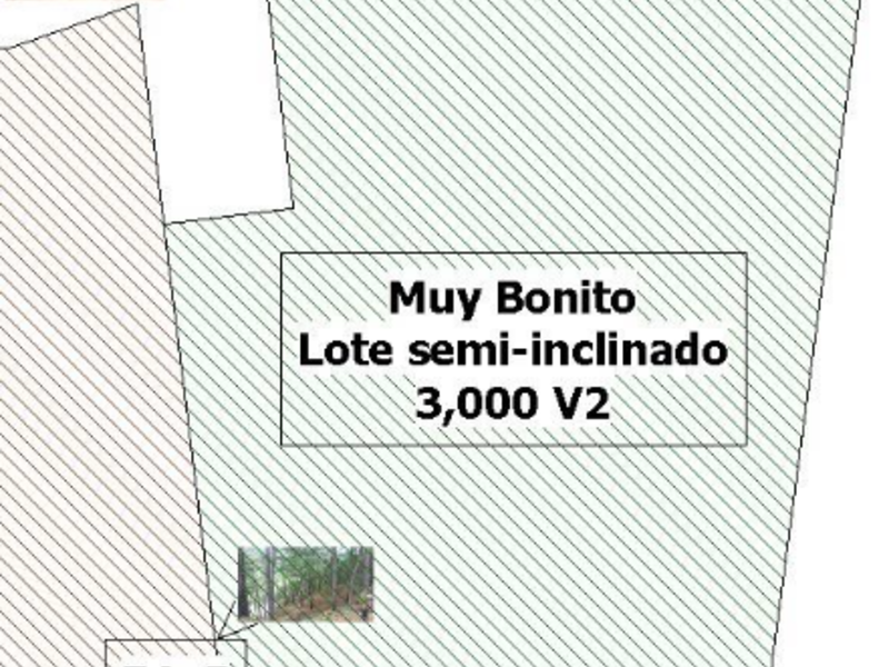 Venta Terreno 3,000 V2