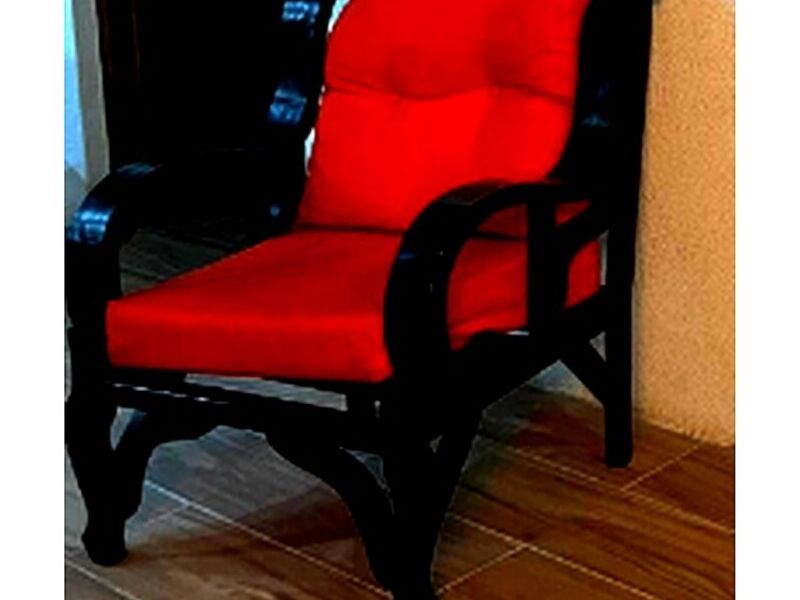 SILLON INDIVIDUAL ESPALDAR ROJO GUATEMALA