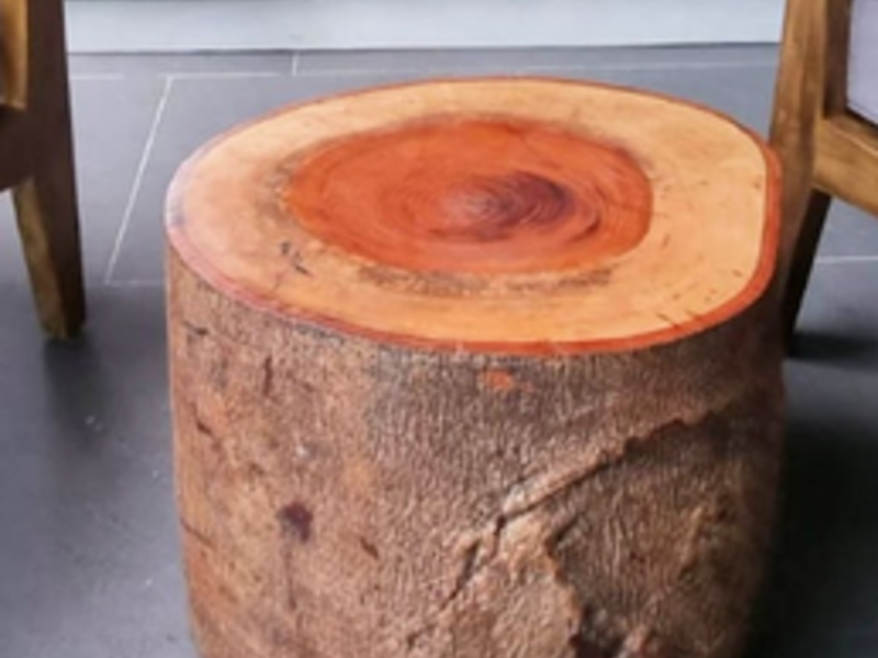 Mesa de tronco 
