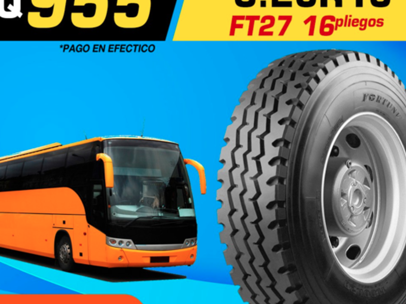LLANTAS 8.25R16