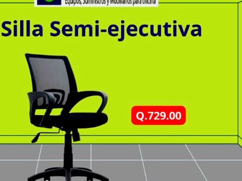 SILLA MESH SEMI-EJECUTIVA ERGONÓMICA 