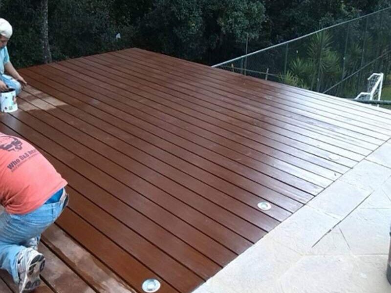 Instalación deck madera Guatemala