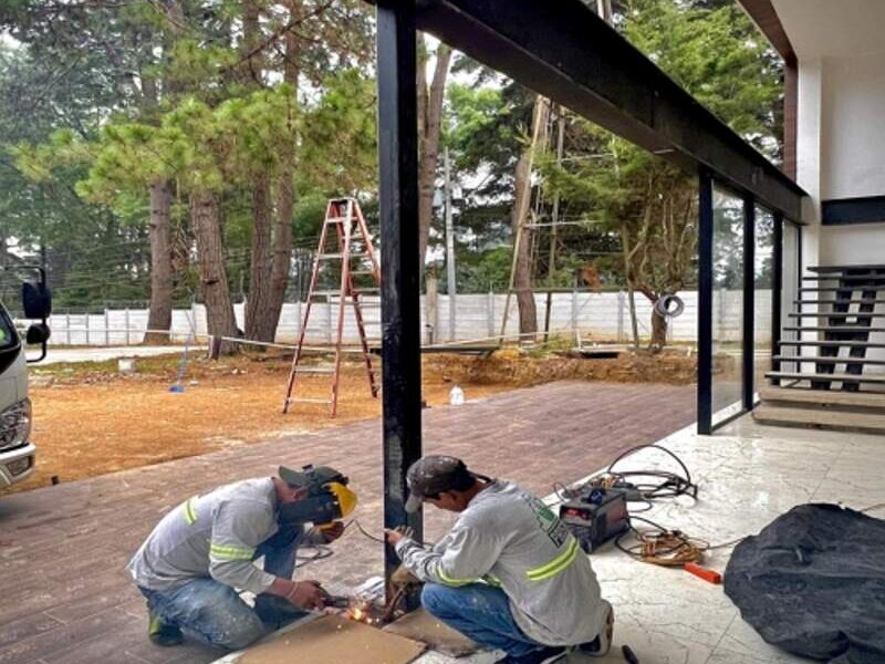 Instalación viga Guatemala