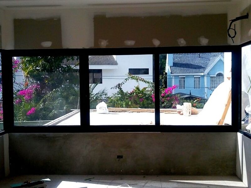 VENTANA CORREDIZA UPVC TIPO MADERA